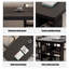 Black Rectangular Solid Wood desk-108430776