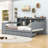 Wooden Daybed With Three Drawers, USB Ports and desk-1095943881-1095943880