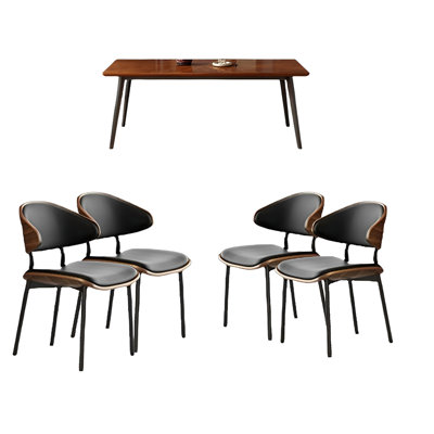 Modern simple rectangular dining table sets