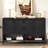 Rivelle Modern Storage Sideboard with 4 Doors and Adjustable Shelves-120347438