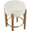 Tabouret de comptoir rembourré en tissu Maud-121555414
