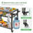 Arlmont & Co. Artrip 21.65 in. W x 33.46 in. D Steel Grill Cart / Table