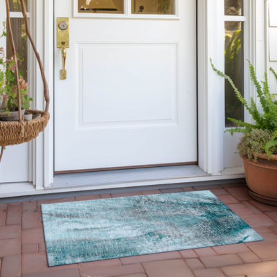 Kyrie Abstract Indoor / Outdoor Washable Rug