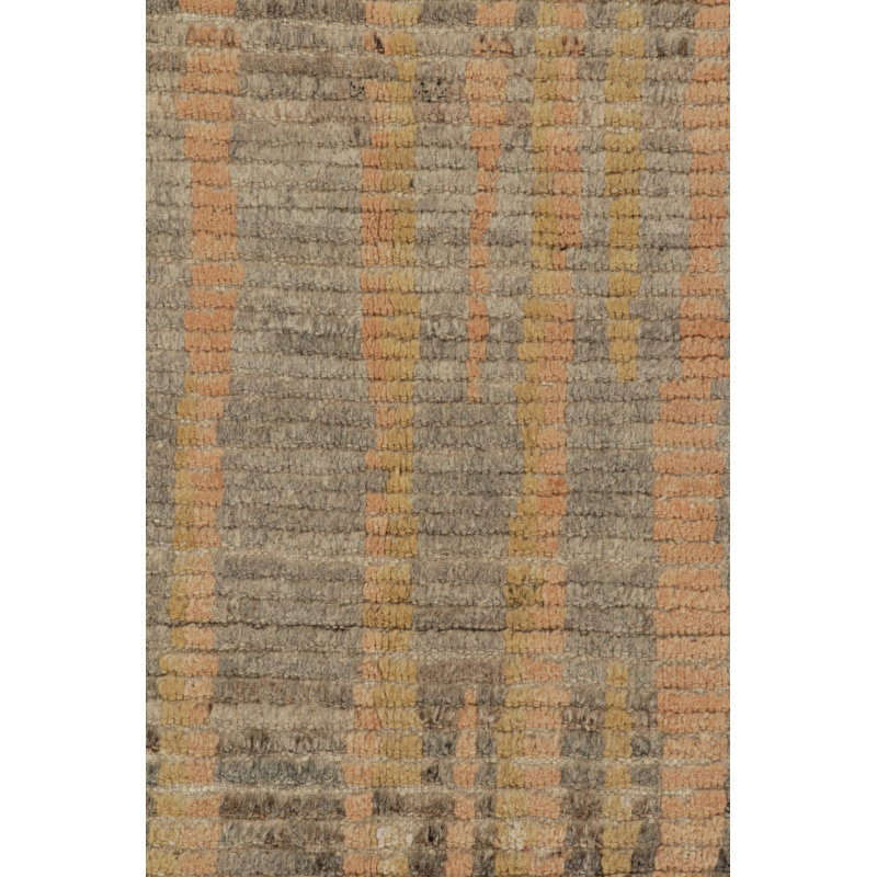 Moroccan Hand Knotted Wool Area Rug, Runner 3' x 8'