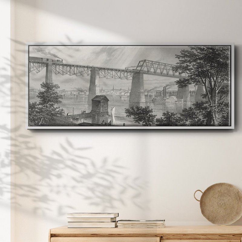 City of Louisville - Toile encadrée, H 20 po x l 50 po