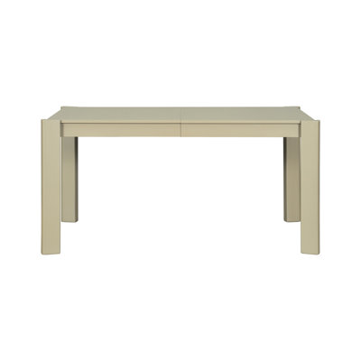 Table de salle à manger extensible Modern en bois massif, couleur noyer, 59 à 73 po, finition compacte pour les appartements, 59 po à 73 po, idéal pour une vie contemporaine