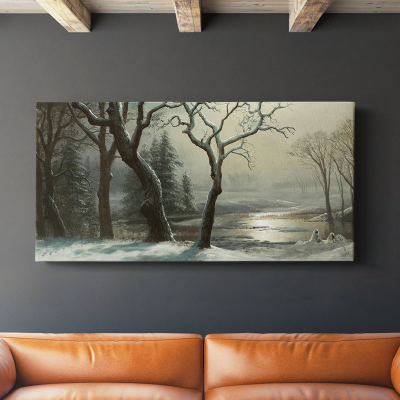 Série paysage - MLxxix - Toile tendue avec châssis - Prêt à accrocher, H 16 po x l 32 po