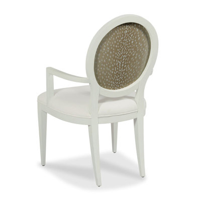 Ovale Upholstered Arm Chair
