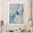 Toile avec cadre blanc
