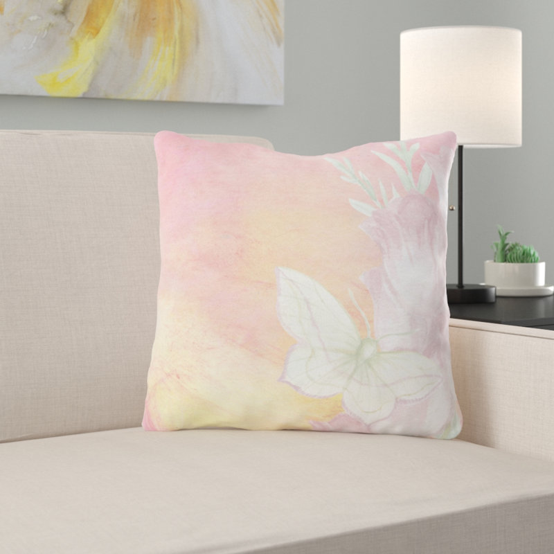 Widman Throw Pillow, Indoor, Microsuede