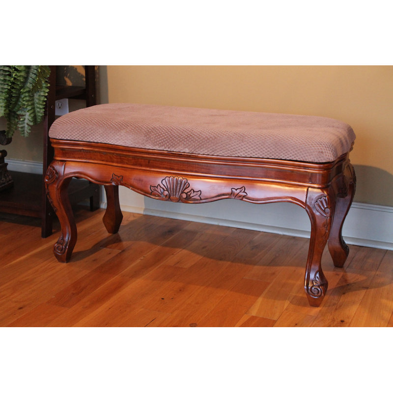 Banc de meuble-lavabo en bois massif Betty