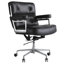 Chaise de bureau en cuir véritable Jonathyn-1540274442