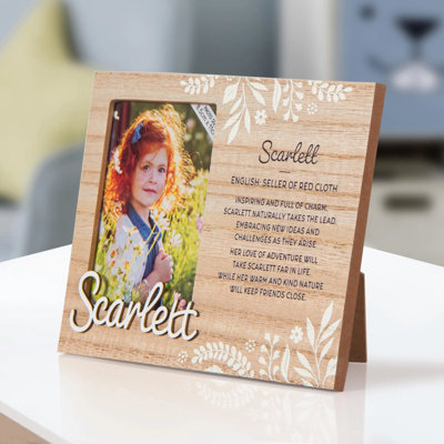 Hazella Tan Solid + Manufactured Wood Picture Frame