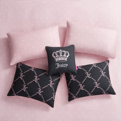 Juicy Couture Link Printed Bed-in-a-Bag Comforter Set