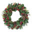 CHRISTMAS MAGNOLIA W BERRY CONE WREATH