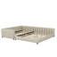 Lit plateforme tapissier grand et simple TG-1288049455