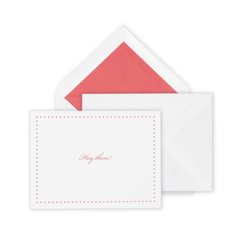 Assortiment de cartes de correspondance assorties, Hey There