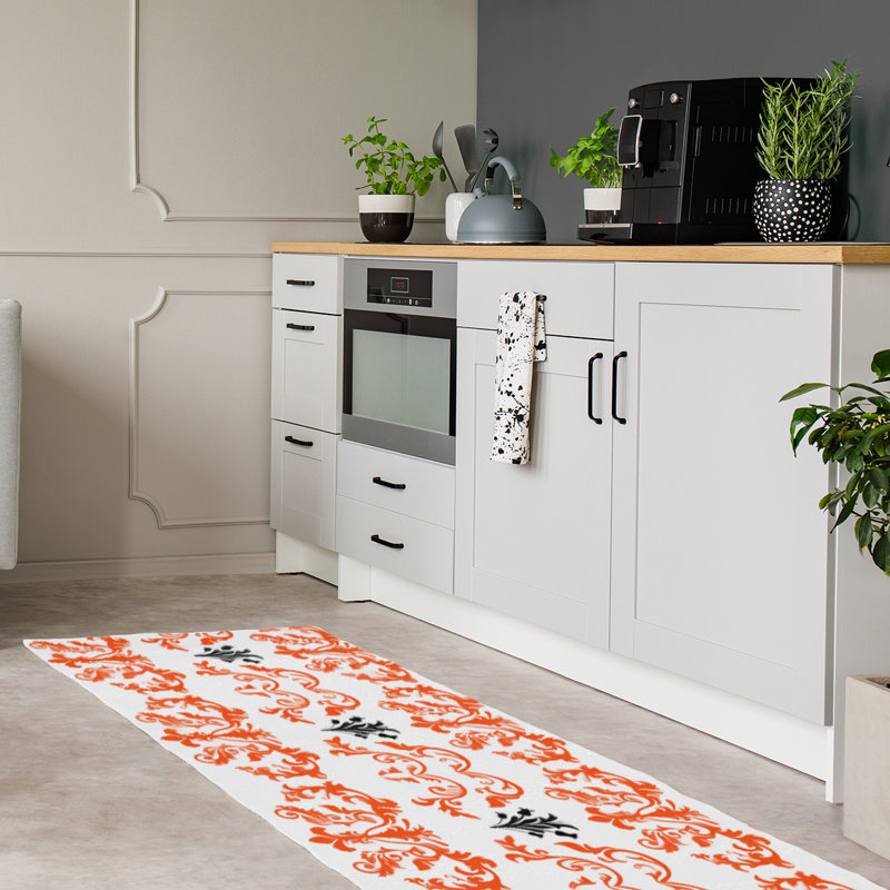 Tapis de couloir blanc