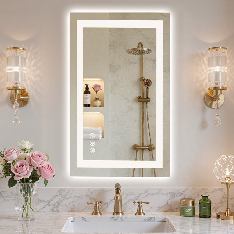 Miroir de salle de bain Moxon, 24 po x 36 po