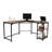 Davian L-Shaped Metal Base Writing Desk-537752456