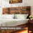 Wooden floating bed frame with LED lights,Platform Bed Frame with Reading Light Headboard-845403996
