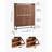 Mid-Century Style Shoe Cabinet With 2 Flip Drawers, Anti-Tipping Device, And Adjustable Shelves For Efficient Storage