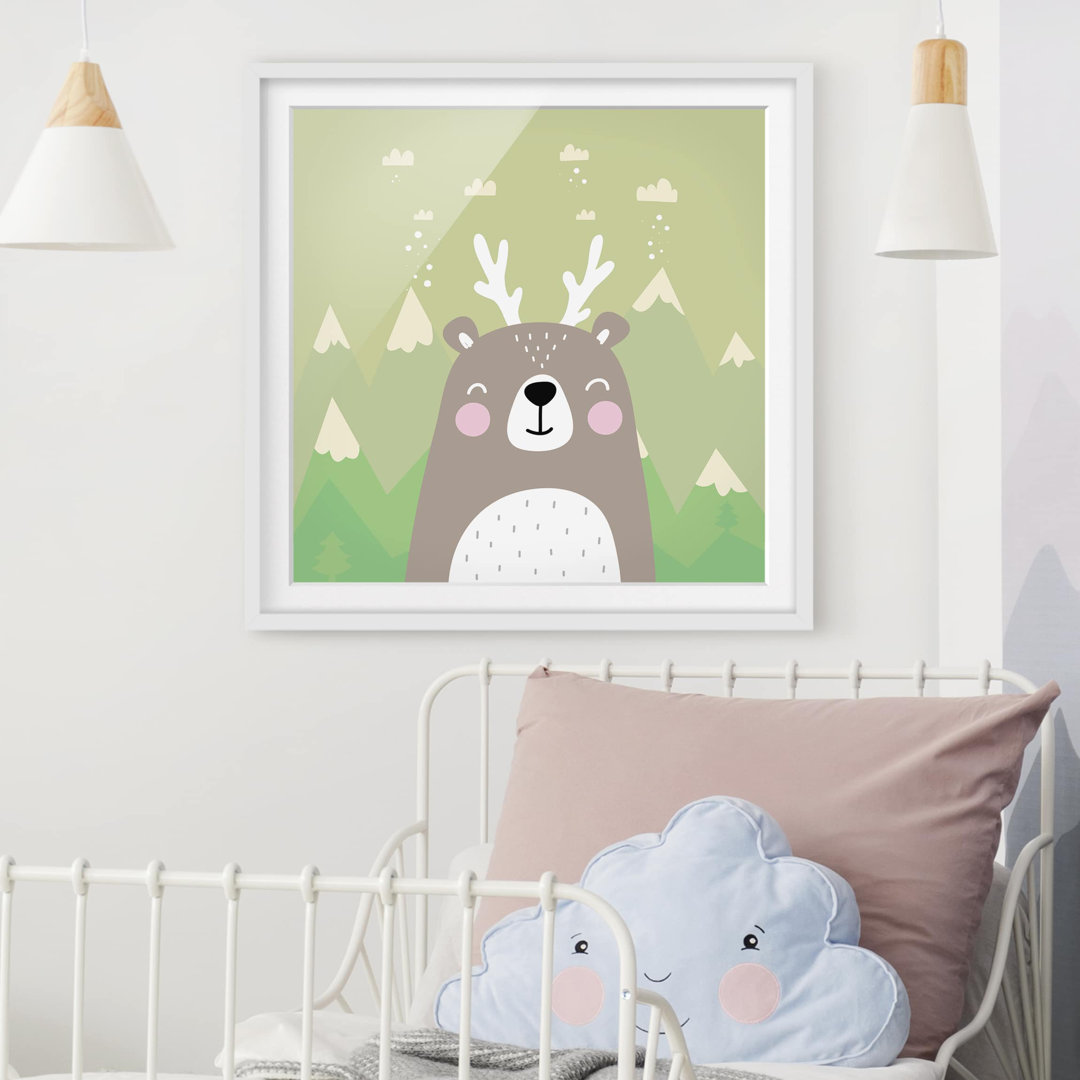 Gerahmtes Poster Wolpertinger Bears