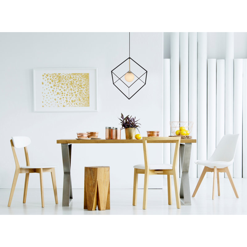 Marsha 1 - Light Gold Square/Rectangle Pendant