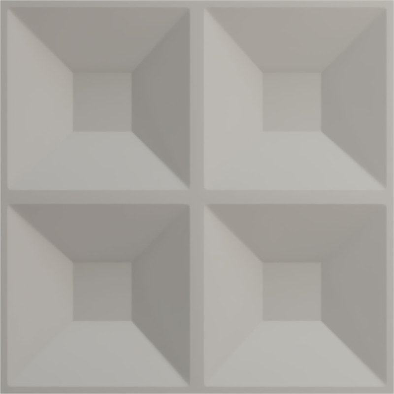 Swindon EnduraWall Decorative 3D Wall Panel (12-Pack for 11.76 Sq. Ft.), UltraCover Satin Blossom White