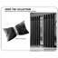 Amira Black 144 TC Duvet Cover Set-907905078