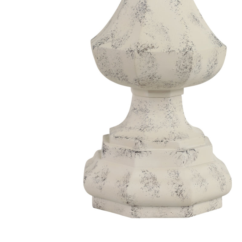 Resin, 31"h Antique Table Lamp 31.0"H - 20.0" x 20.0" x 31.0"