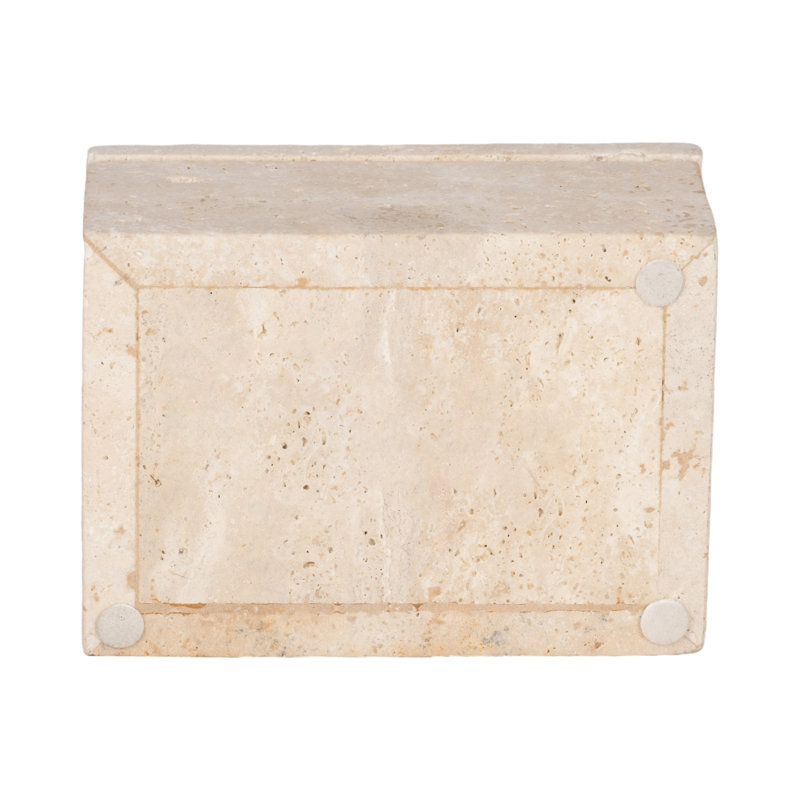 Marble Decorative Box, 3" H x 7" W x 5" D