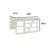 Caledonia L-Shape Executive Desk with Bookcase