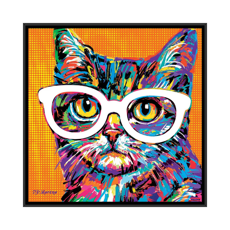 Pumpkin by P.D. Moreno - Print on Canvas, Black Framed, 93.98 cm H x 93.98 cm W