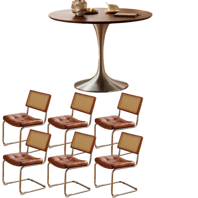 Table de salle à manger noyer, 7