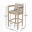 Ensemble de tabourets d'extérieur