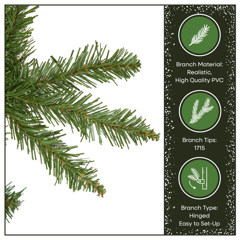 Kingswood 7' Green Fir Artificial Christmas Tree, 10' H