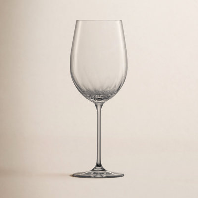 Prizma Ribbed Crystal Red Wine Glass