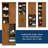 23.31'' Wide 6 - Shelf Storage Cabinet with Cable Management-1417651665