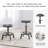 Kaloni Swivel Adjustable Height Counter Stool with Metal Frame-68816309-70167628