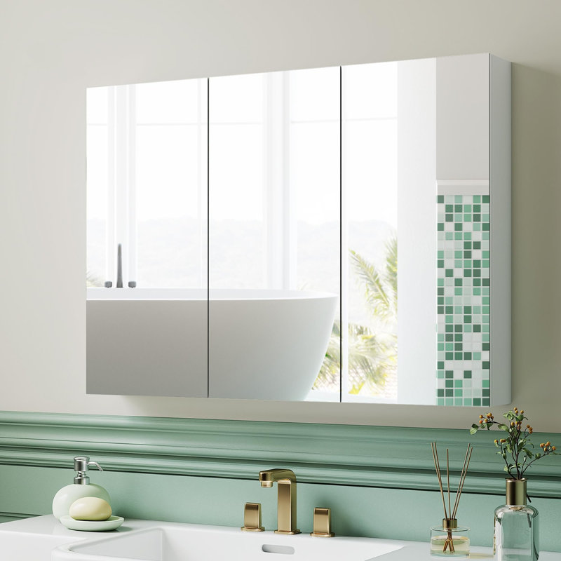 Framed Mirrored Bathroom Cabinets with Mirror