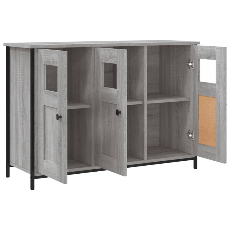 Iancarlo 100cm Sideboard, Grey Sonoma