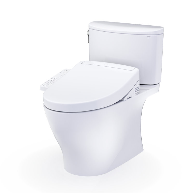 TOTO® WASHLET®+ Nexus® Two-Piece Elongated 1.28 GPF Toilet with S2 Bidet Seat, Cotton White - MW4423346CEFG#01