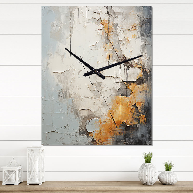 Horloge murale Cruzata - Abstract Shapes, Grand