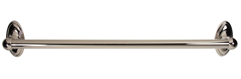 Barre d'appui classique 18 po Classic, Nickel poli, 24"