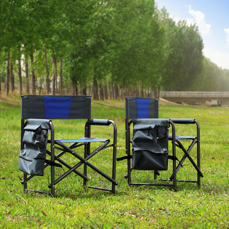 Lightweight Fishing Chair With Side Table And Storage - , Build Picnic Wrinkle, Green