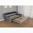 Daybed with Trundle, Upholstery Daybed with LED Light