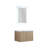 Katianne 18.1 " W Free Standing Wall Mounted 1 Single Vanity Bathroom Vanity With Ceramic Top-1711900423