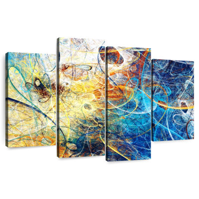 Avery fantaisiste, abstrait dynamique
