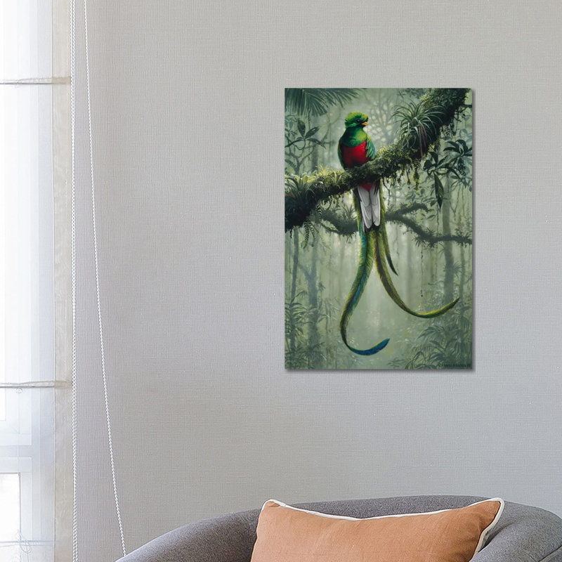 Resplendent Quetzal 2 by Harro Maass - Wrapped Canvas Print, 66.04 cm H x 45.72 cm W x 1.91 cm D